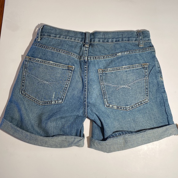 GAP 1969 sexy boyfriend distressed jean shorts summer beach denim - Picture 4 of 4
